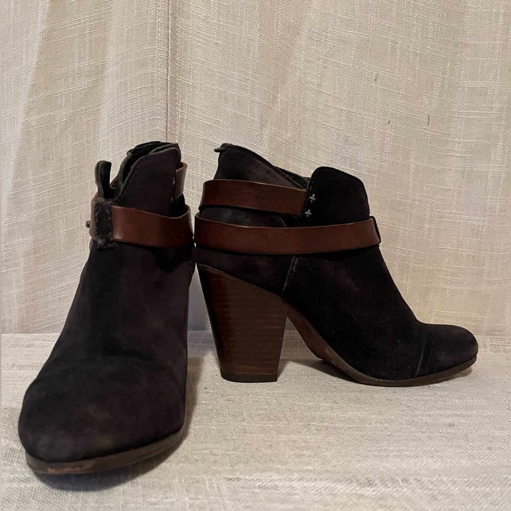 Rag & Bone Suede Wrap-Strap Ankle Boots 🌙✨ Size 39 (US 8.5–9)
